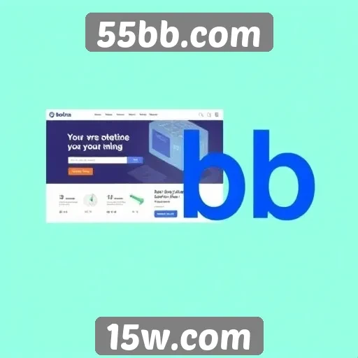Análise da interface do usuário do 55bb.com
